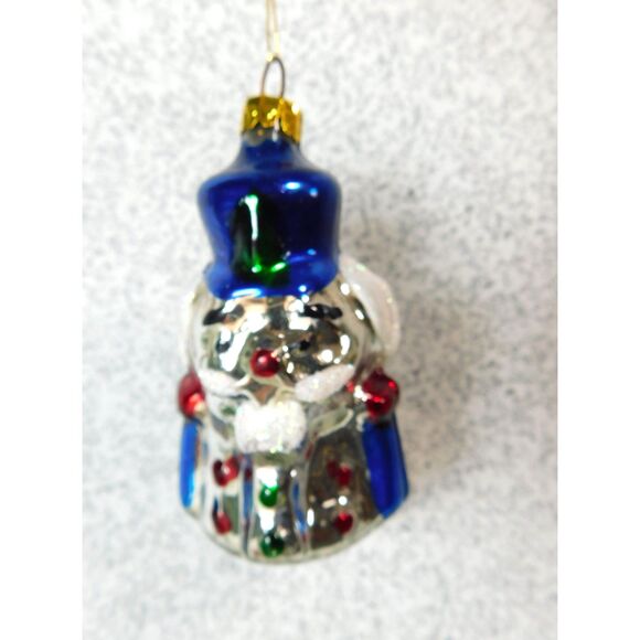 Blown Glass Christmas Ornaments German House & Nutcracker 3 inch - Picture 3 of 9